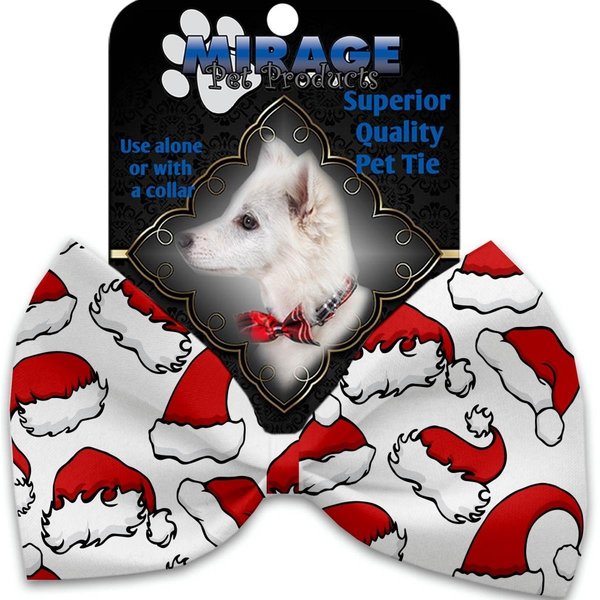 Mirage Pet Products Santa Hats Pet Bow Tie Collar Accessory with Cloth Hook & Eye 1314-VBT